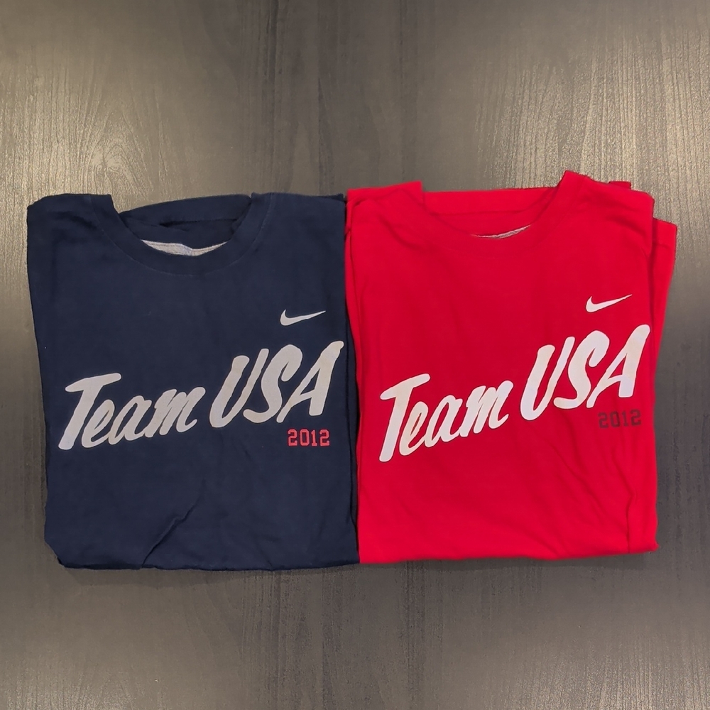 Nike Team USA Graphic Tees - Red & Navy